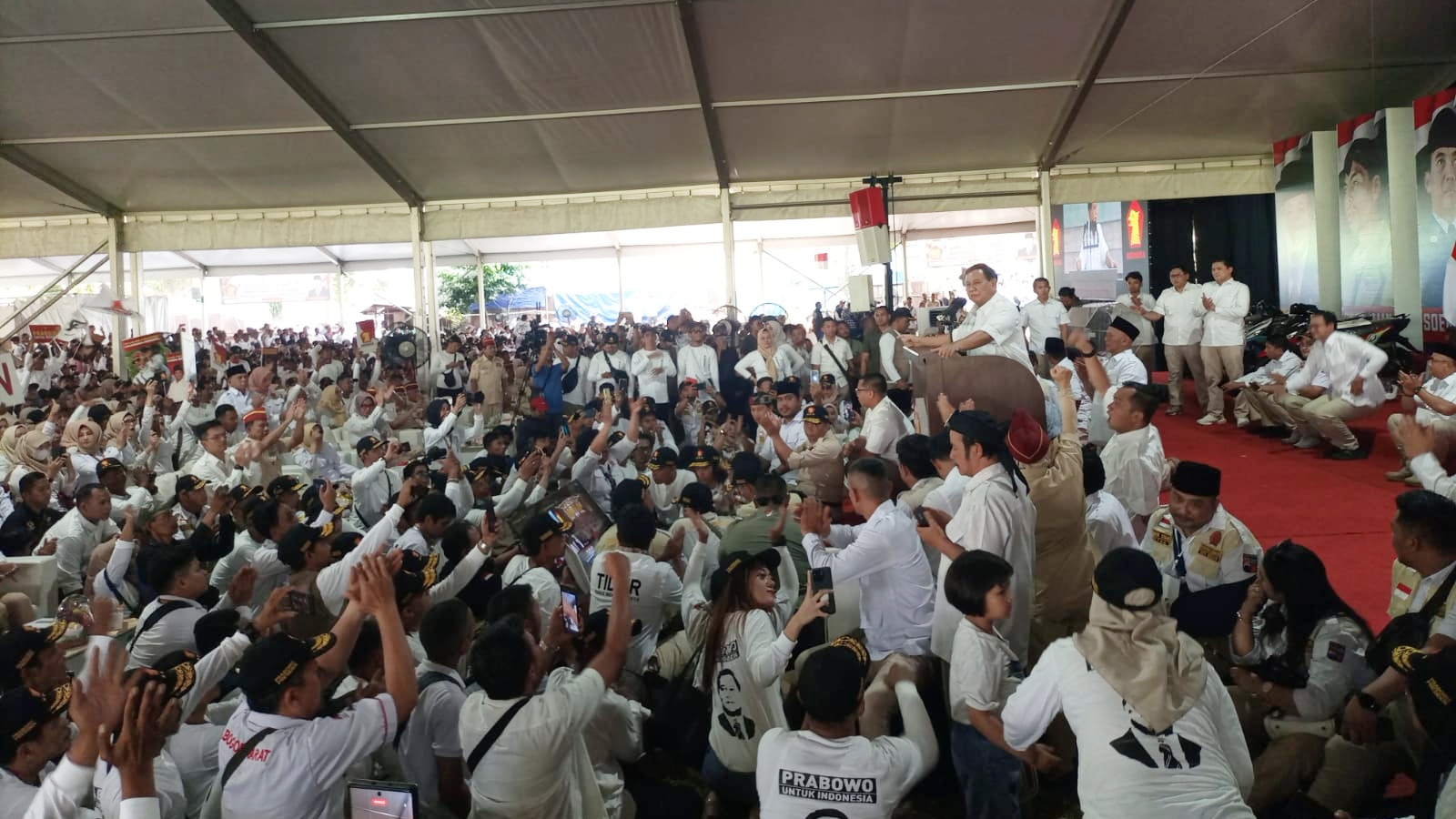 Prabowo Subianto Hadiri Konsolidasi Partai Gerindra Kota Bogor