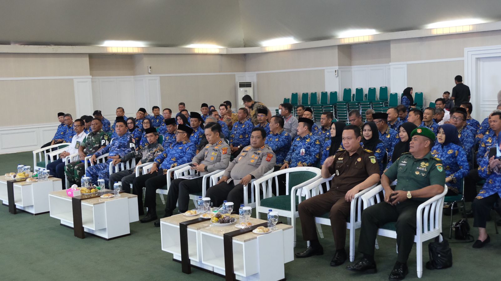 Wakil Ketua DPRD Kabupaten Bogor Agus Salim menghadiri kegiatan LPJ Kapolres Bogor