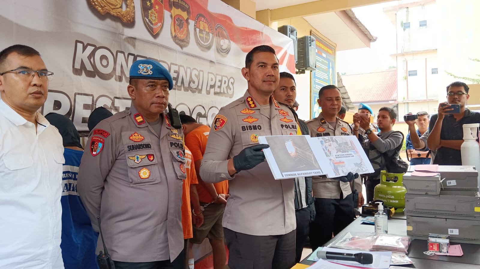 Polisi Tangkap Komplotan Spesialis Pembobol ATM Minimarket di Kota Bogor