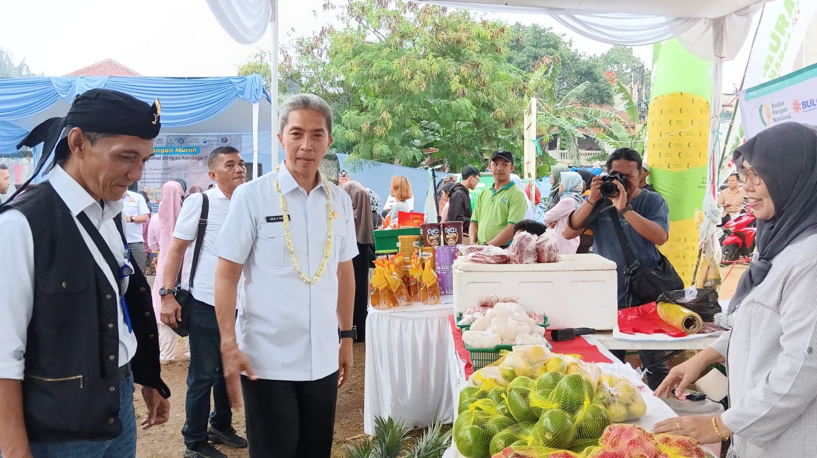Kandaga Urang Sunda Gandeng Bapanas Gelar Gerakan Pangan Murah di 3 Titik Kota Bogor 