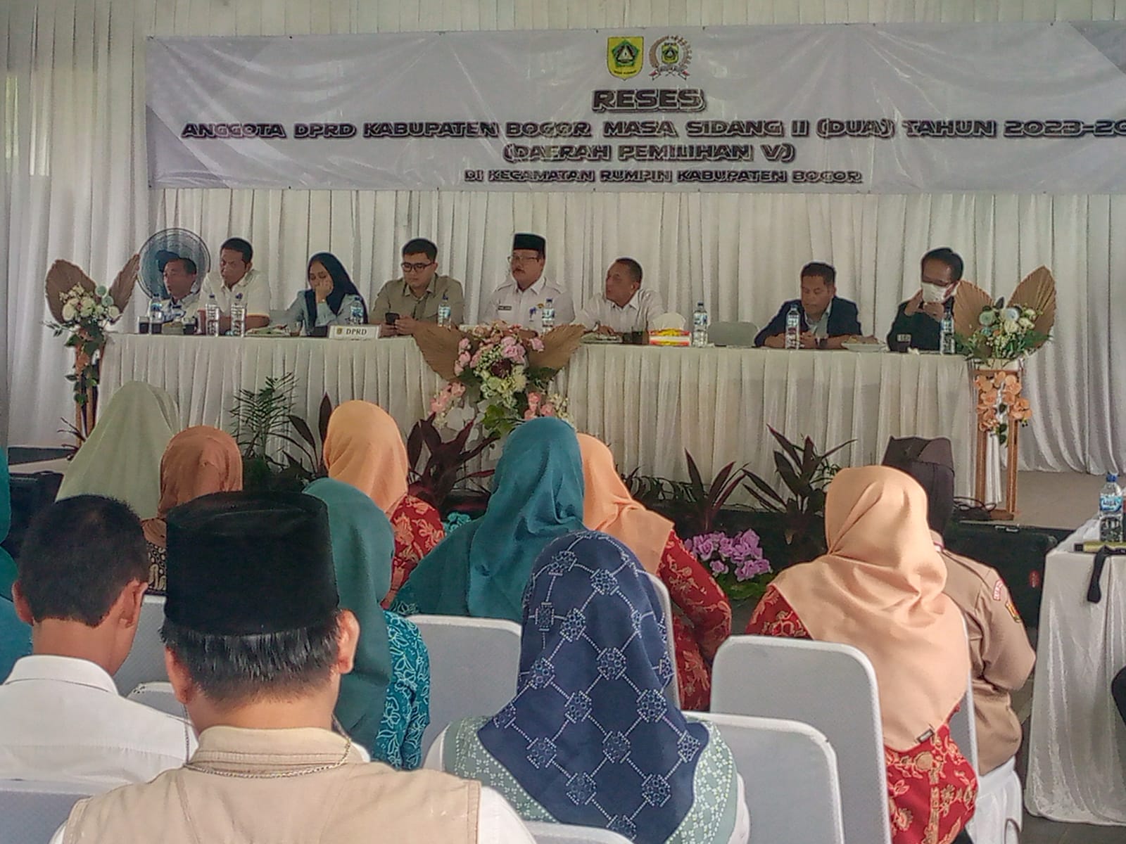 Anggota DPRD Kabupaten Bogor dari Dapil 5 saat melakukan reses di Kecamatan Rumpin