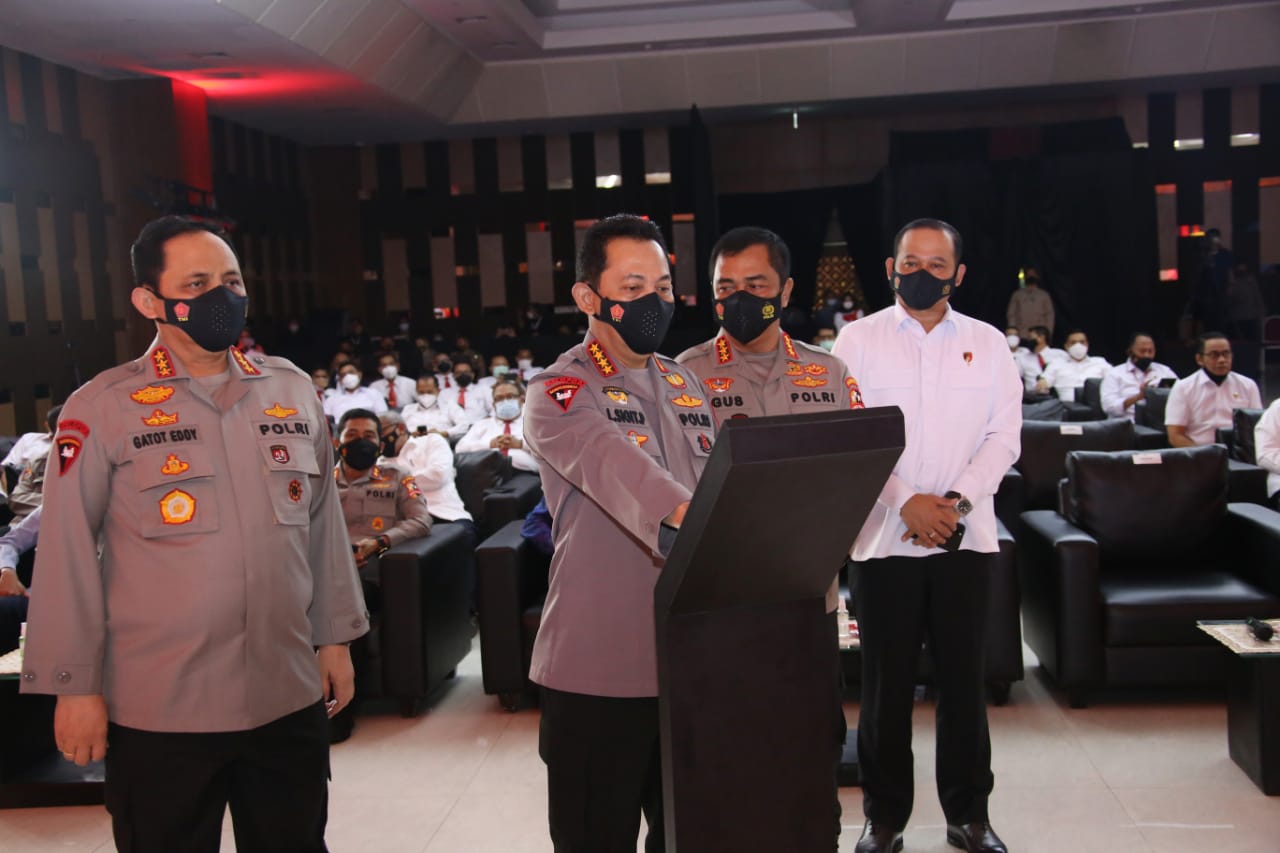 Kapolri Launching SP2HP Online - Bogor Online