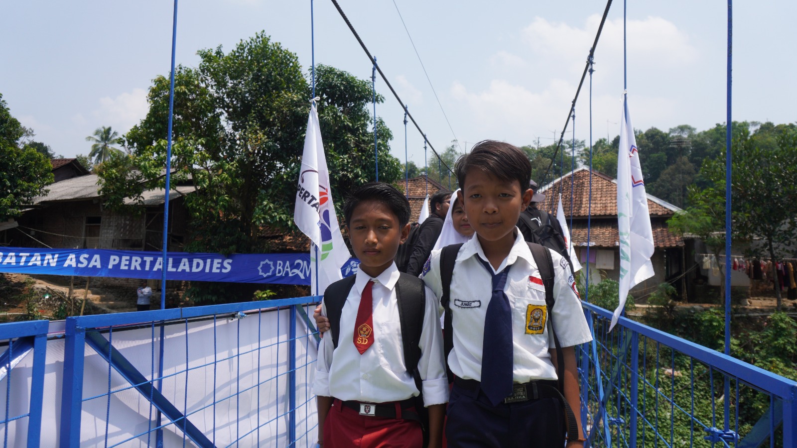 Pertaladies Gaet Sasaka Bangun Jembatan di Lebak Banten