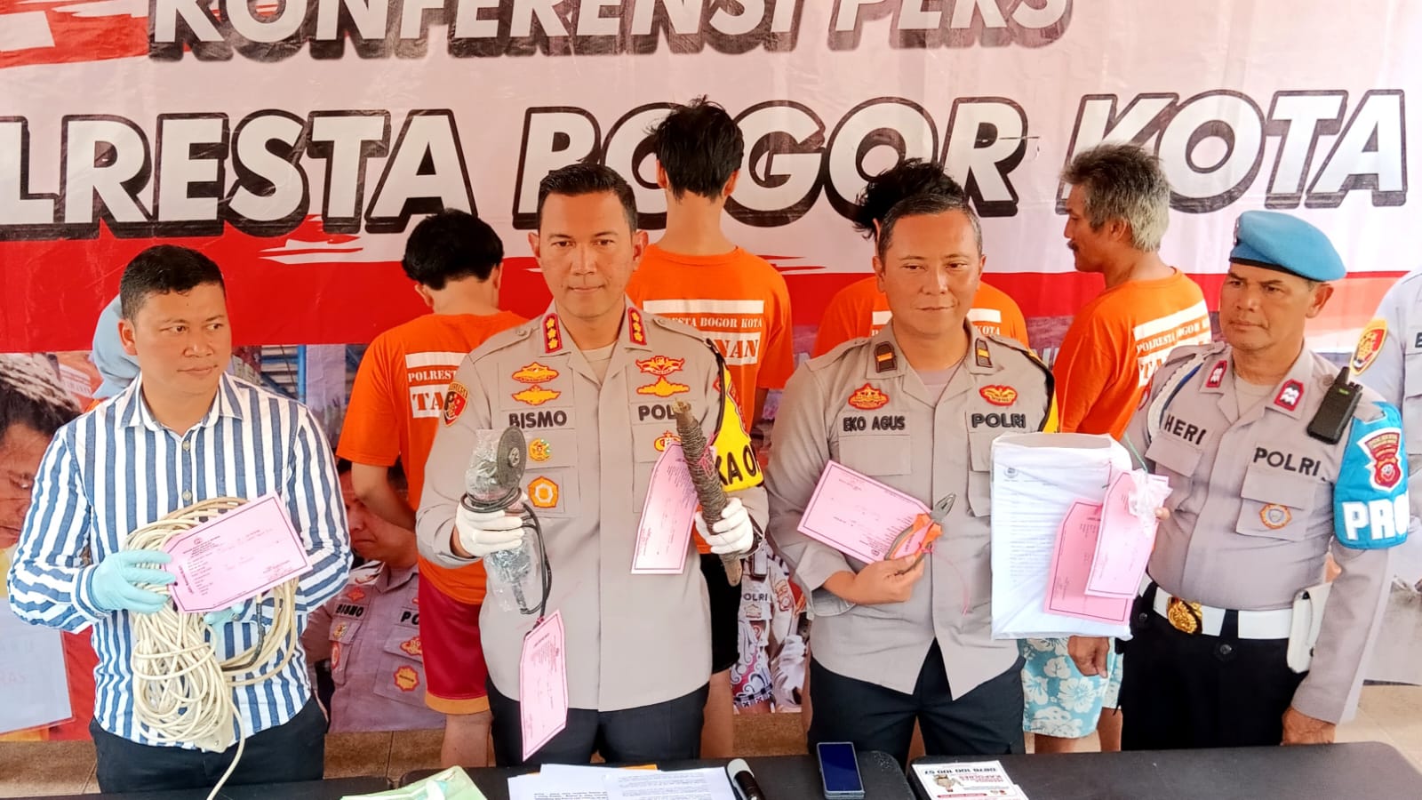 Polisi Tetapkan 5 Tersangka Kasus Perusakan Pipa Perumda Tirta Pakuan