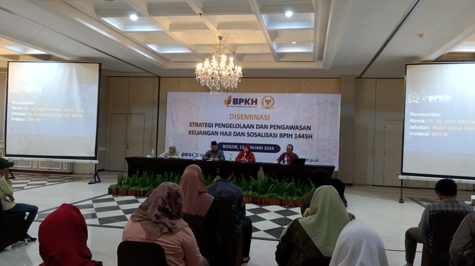 BPKH dan DPR RI Gelar Diseminasi Pengelolaan dan Pengawasan Dana Haji